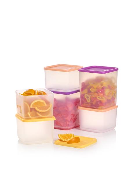 Tupperware Basic Bright Square 6-Pc. Set On Sale