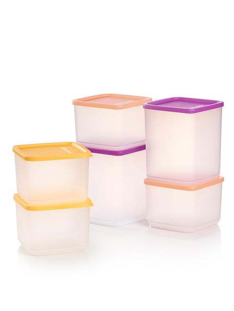 Tupperware Basic Bright Square 6-Pc. Set On Sale