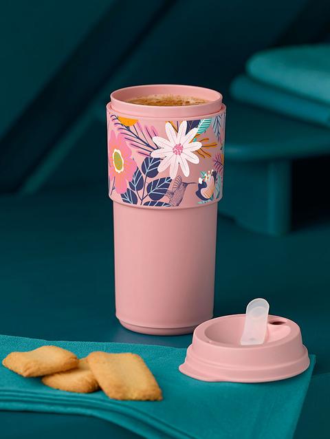 Tupperware BLUSHING MEADOW ECO+ TO-GO CUP Same Day Delivery