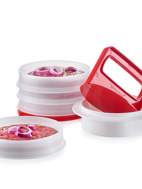 Tupperware Hamburger Press & Keepers Set Same Day Delivery