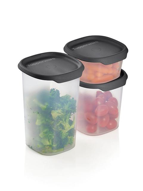 Tupperware ONE TOUCH FRESH™ SMALL SQUARE 3-PC. SET Best Seller