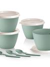 Tupperware Refrigerator Bowls with Hang-On Spoons Best Buy