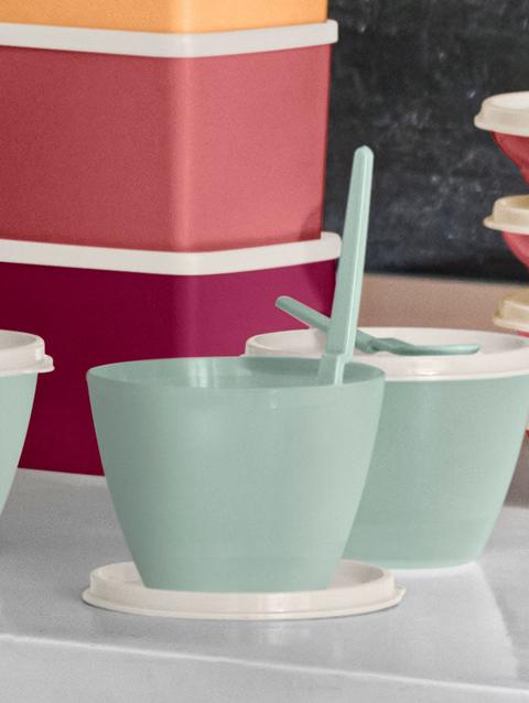 Tupperware Refrigerator Bowls with Hang-On Spoons Best Buy