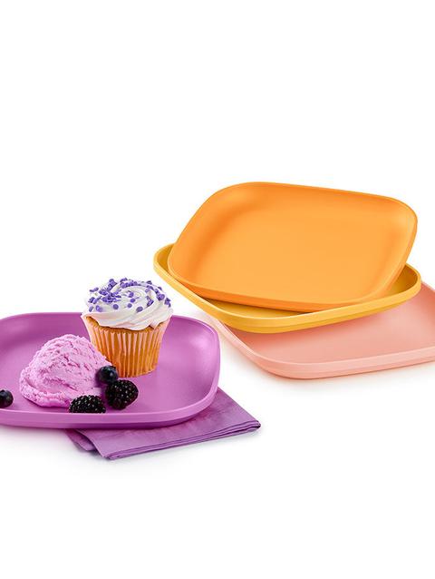 Tupperware Square Luncheon Plates On Sale