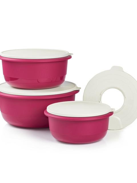 Tupperware Ultimate Mixing Bowls (Set of 3) w Splash Guard On Sale