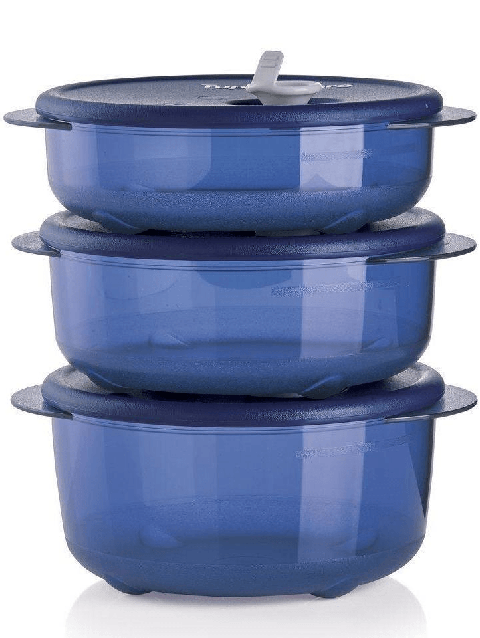 Tupperware Vent 'N Serve® 3-Pc. Small Round Set* For Sale