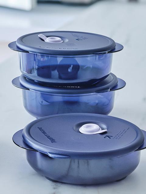 Tupperware Vent 'N Serve® 3-Pc. Small Round Set* For Sale