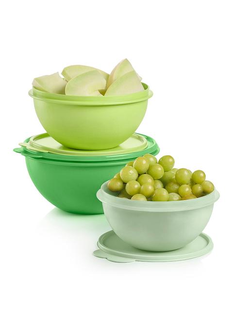 Tupperware WONDERLIER 3-PC SET GREEN Free shipping