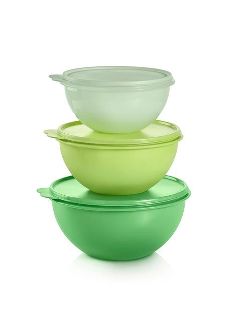 Tupperware WONDERLIER 3-PC SET GREEN Free shipping