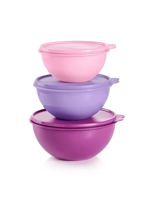 Tupperware WONDERLIER 3-PC SET PURPLE For Sale